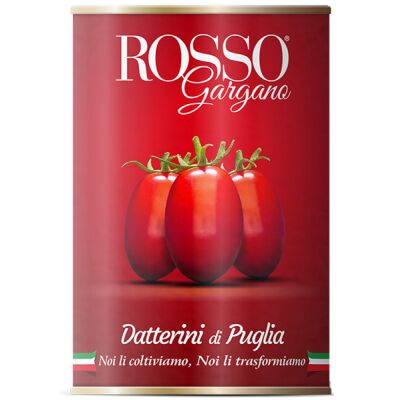 Geschälte Dattel-Tomaten aus Apulien "Rosso Gargano"
